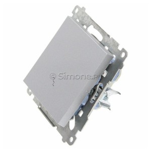 Łącznik schodowy 10A Aluminium Mat Simon 55 - Widok z przodu