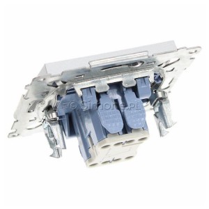 Łącznik schodowy 10A Aluminium Mat Simon 55 - Widok z tyłu