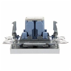 Łącznik schodowy 10A Aluminium Mat Simon 55 - Widok w pozycji leżącej