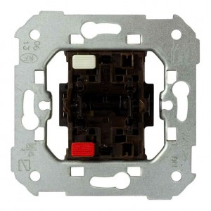 75152-39 Przycisk rozwierny 10A (Mechanizm bez klawiszy) Simon 82 - Widok z przodu