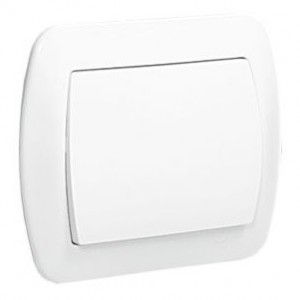 AW1/11 Łącznik pojedynczy Biały Simon Akord - Widok z przodu