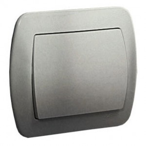 AW1/26 Łącznik pojedynczy Srebrny Met. Simon Akord - Widok z przodu