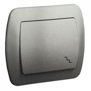 AW6/26 Łącznik schodowy zmienny Srebrny Met. Simon Akord - Widok z przodu