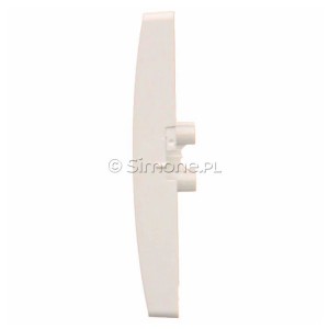 BMKWK1/11 Klawisz pojedynczy z piktogramem klucza Biały Simon Basic - Widok z przodu