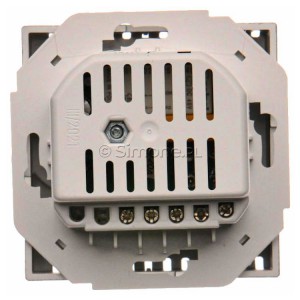 Regulator temperatury z czujnikiem wewnętrznym Inox Met. Simon Basic - Widok z tyłu)