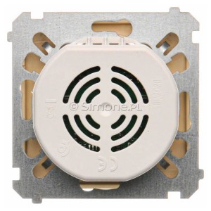 Ściemniacz naciskowo-obrotowy 20-500W Beżowy Simon Basic - Widok z tyłu)