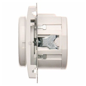 Regulator światła 1-10V Biały Simon Basic - Widok z boku)