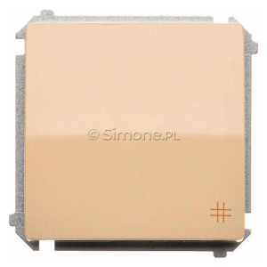 BMW7.01/12 Łącznik krzyżowy Beżowy Simon Basic - Widok z przodu