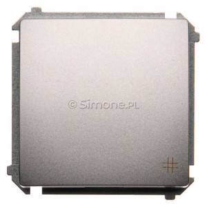 BMW7.01/43 Łącznik krzyżowy Srebrny Mat. Simon Basic - Widok z przodu