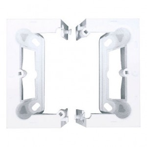 CSC/11 Puszka natynkowa pojedyncza, składana Biały Simon 10 - Widok z przodu