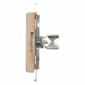 Adapter (przejściówka) na osprzęt standardu 45x45 mm Kremowy Simon 54 - Widok z boku)
