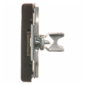 Adapter (przejściówka) na osprzęt standardu 45x45 mm Brąz Mat Simon 54 - Widok z boku)