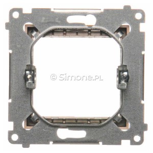 Adapter (przejściówka) na osprzęt standardu 45x45 mm Brąz Mat Simon 54 - Widok z tyłu)