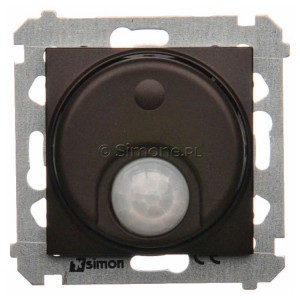 DCR11P.01/46 Łącznik z czujnikiem ruchu, tylko praca automatyczna Brąz Mat Simon 54 - Widok z przodu