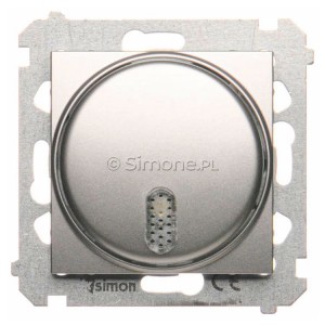 DDS1.01/43 Dzwonek elektroniczny Srebrny Mat Simon 54 - Widok z przodu