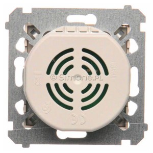 Dzwonek elektroniczny Brąz Mat Simon 54 - Widok z tyłu)