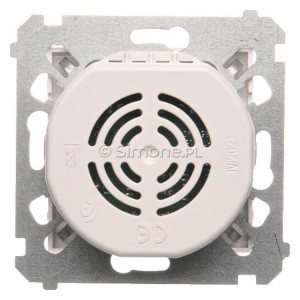 Dzwonek elektroniczny Biały Simon 54 - Widok z tyłu)