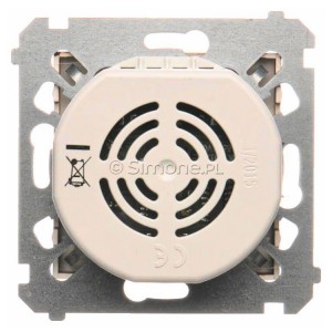 Dzwonek elektroniczny Brąz Mat Simon 54 - Widok z tyłu)