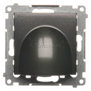 DPK1.01/48 Przyłącze kabla Antracyt Simon 54 - Widok z przodu