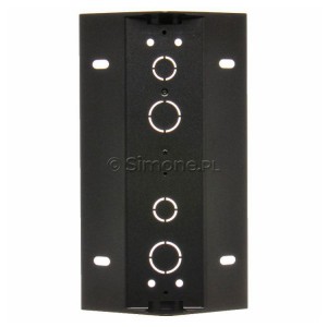 DPNR2/48 Puszka natynkowa narożna Antracyt Simon 54 - Widok z przodu