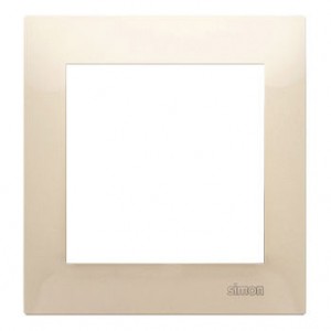 DR1/41 Ramka pojedyncza Kremowy Simon 54 - Widok z przodu