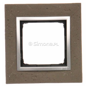 DRN1/96 Ramka pojedyncza Nature Beton Mokra Robota Simon 54 - Widok z przodu