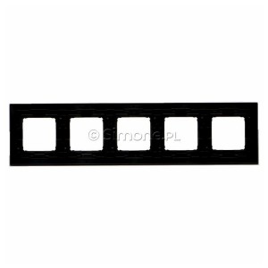 Ramka pięciokrotna Nature Metal Inox Nero Simon 54 - Widok z tyłu)