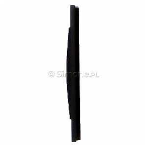 Ramka pięciokrotna Nature Metal Inox Dark Simon 54 - Widok z boku)