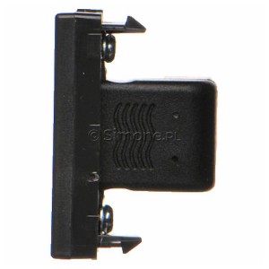 Płytka K45 adapter HDMI-HDMI 45×22,5mm szary grafit Simon Connect - Widok z boku)