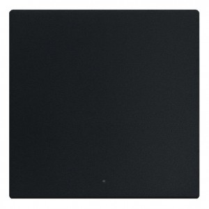 NKW1L/38 Klawisz pojedynczy z oczkiem Grafitowy Mat Simon 24 - Widok z przodu