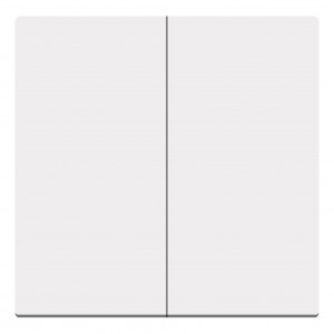 NKW5/11 Klawisze podwójne Biały Simon 24 - Widok z przodu