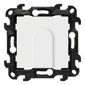 NPK1.01/11 Przyłącze kabla Biały Simon 24 - Widok z przodu