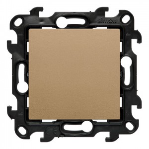 NPS.01/34 Zaślepka ramki z mostkiem Szampański Mat Simon 24 - Widok z przodu