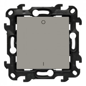 NW2.01/42 Łącznik dwubiegunowy 10A Kaszmirowy Simon 24 - Widok z przodu