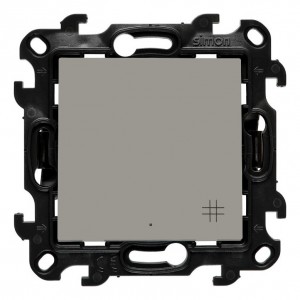 NW7L.01/42 Łącznik krzyżowy z podświetleniem LED 10A Kaszmirowy Simon 24 - Widok z przodu