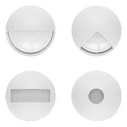 PCR/114 Wymienne przesłonki do czujników ruchu TECR1.01/.. Jasnoszary Mat Simon 55 - Widok z przodu