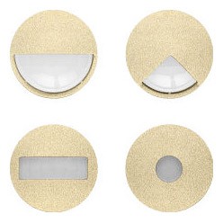 PCR/144 Wymienne przesłonki do czujników ruchu TECR1.01/.. Szampański Mat Simon 55 - Widok z przodu