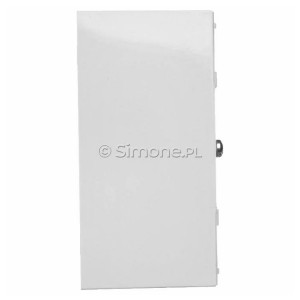 Puszka instalacyjna pojedyncza naścienna głęboka Biały Simon Basic - Widok z boku)