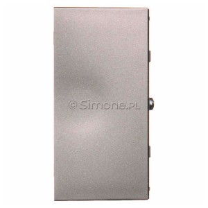 Puszka instalacyjna pojedyncza naścienna głęboka Inox Met. Simon Basic - Widok z boku)