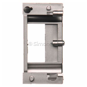 Element rozszerzający do puszki PSC do ramek wielokrotnych Stal Inox Simon Basic - Widok z boku)