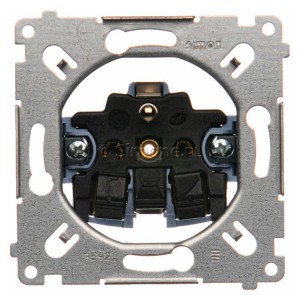 SGZ1CM Mechanizm gniazda pojedynczego z uziemieniem 16A (szybkozłącza) Mechanizmy Simon 54 - Widok z przodu