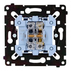 SW1AMR Mechanizm łącznika pojedynczego 16A Mechanizmy Simon 55 - Widok z przodu