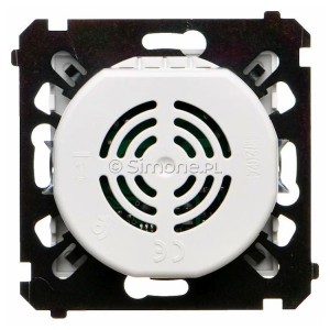 TES9L.01/111 Ściemniacz obrotowy do oświetlenia typu LED 2-200W Biały Mat Simon 55 - Widok z tyłu)