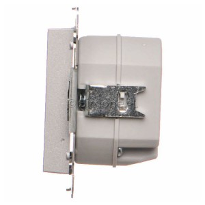 TOS3K.01/143 Oprawa oświetleniowa LED 230V (1,1W), Barwa światła: Biały ciepły 3100K Aluminium Mat Simon 55 - Widok z boku)