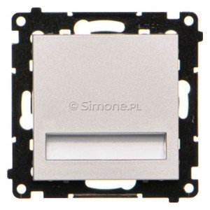 TOS4K14.01/143 Oprawa oświetleniowa LED 14V (0,42W), Barwa światła: Biały neutralny 4000K. Wymagany zasilacz 14V Aluminium Mat Simon 55 - Widok z przodu