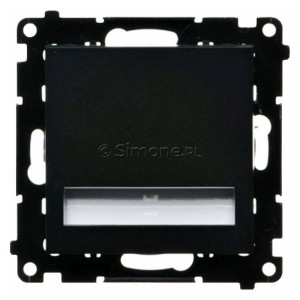 TOS4K14.01/149 Oprawa oświetleniowa LED 14V (0,42W), Barwa światła: Biały neutralny 4000K. Wymagany zasilacz 14V Czarny Mat Simon 55 - Widok z przodu