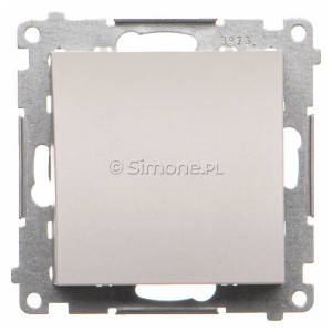 TPK1.01/114 Przyłącze kabla Jasnoszary Mat Simon 55 - Widok z przodu