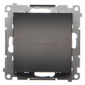 TPK1.01/116 Przyłącze kabla Grafitowy Mat Simon 55 - Widok z przodu