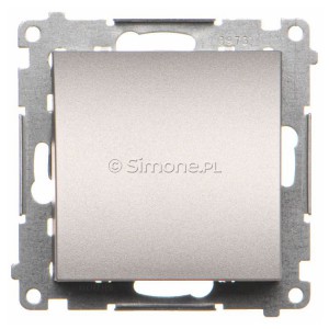 TPK1.01/143 Przyłącze kabla Aluminium Mat Simon 55 - Widok z przodu