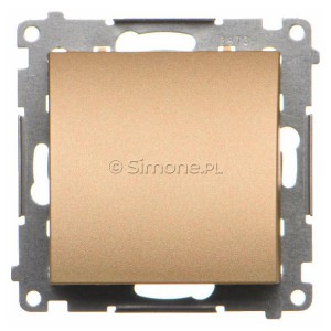 TPK1.01/144 Przyłącze kabla Szampański Mat Simon 55 - Widok z przodu